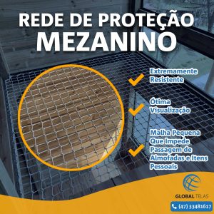 Rede de Proteção para Mezanino