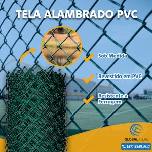 Tela Alambrado revestimento PVC