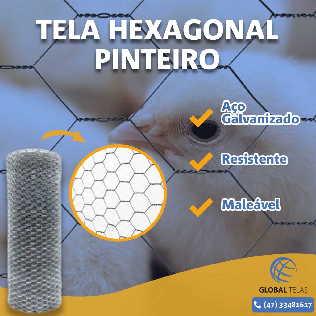 Tela Hexagonal Pinteiro