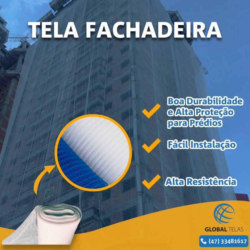 Tela Fachadeira para Obras em Prédios